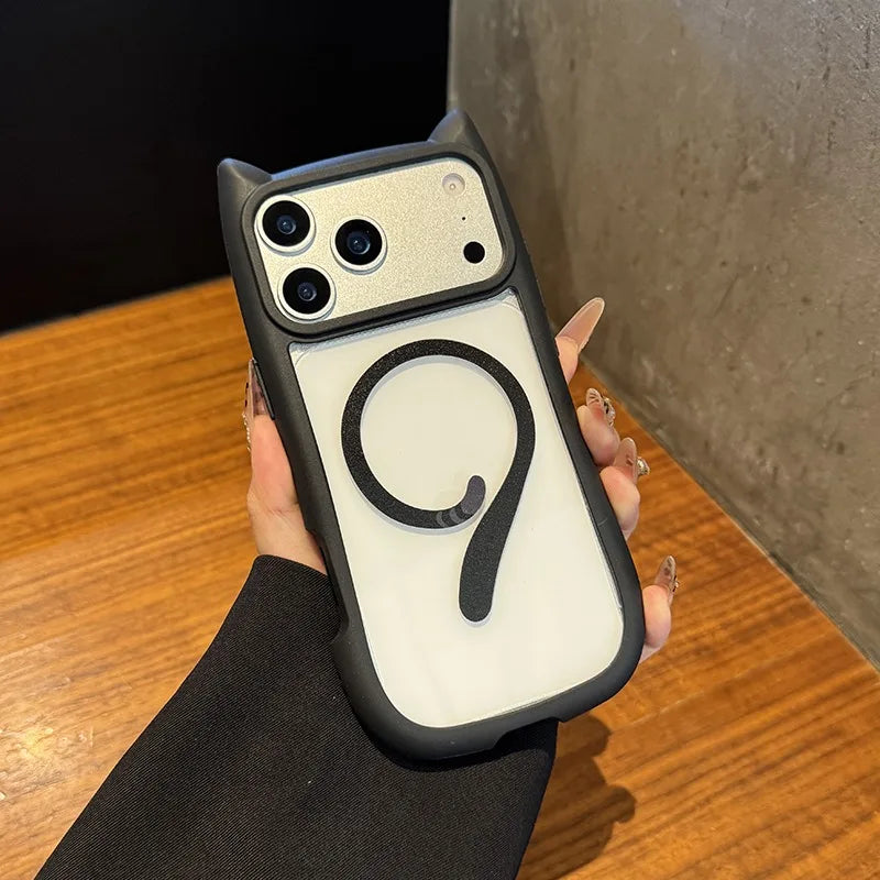 iPhone Cover med Katteører og Magsafe Funktion 9