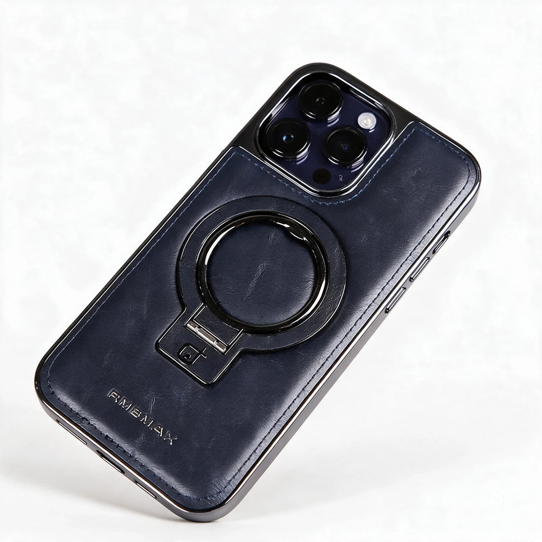 iPhone Etui med Foldbar Ringholder og Magnetisk Bagside 7