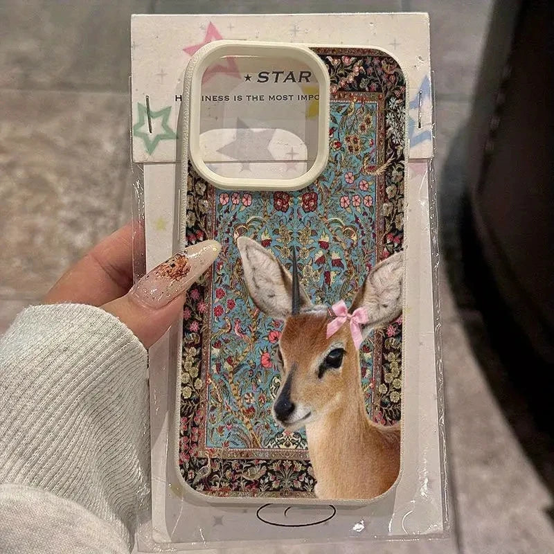 iPhone Telefoncover Vintage Blomsterdesign Stilfuldt Accessory 1
