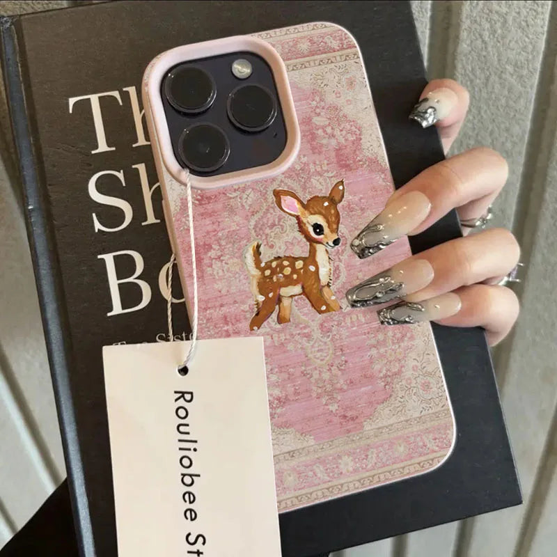 iPhone Telefoncover Vintage Blomsterdesign Stilfuldt Accessory 12