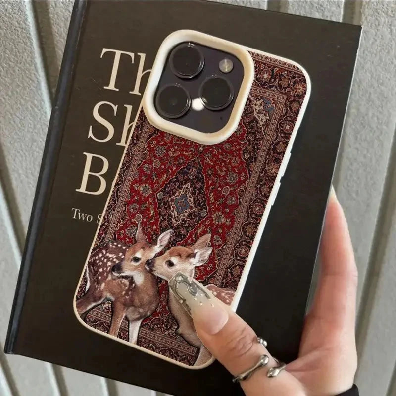 iPhone Telefoncover Vintage Blomsterdesign Stilfuldt Accessory 13
