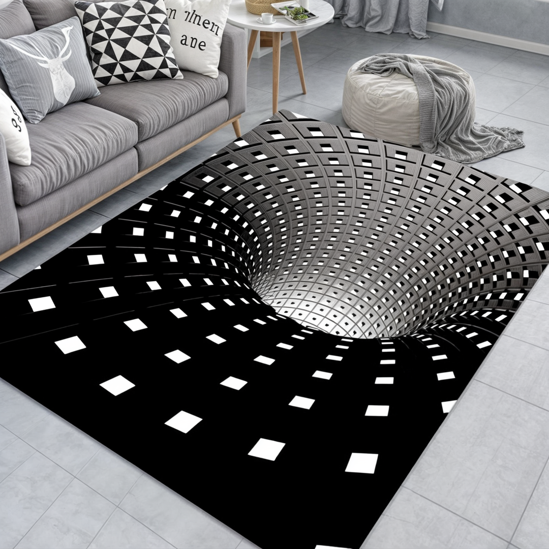 Geometrisk illusionsmåtte