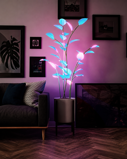 LED Plante Lampe Farveskiftende Design til Unik Belysning
