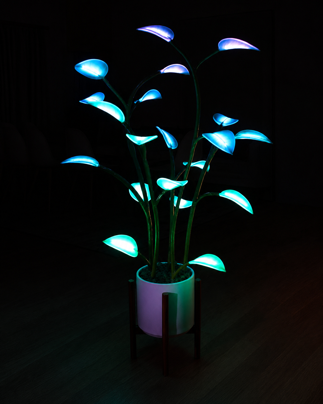 LED Plante Lampe Farveskiftende Design til Unik Belysning