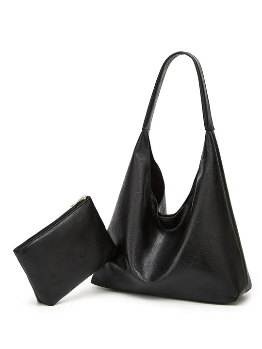 Kvinder Retro Large Tote Skuldertaske