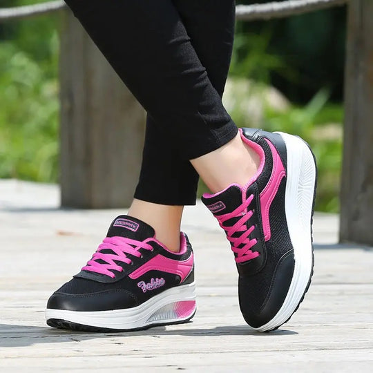 Vulkaniserede walking sneakers til kvinder