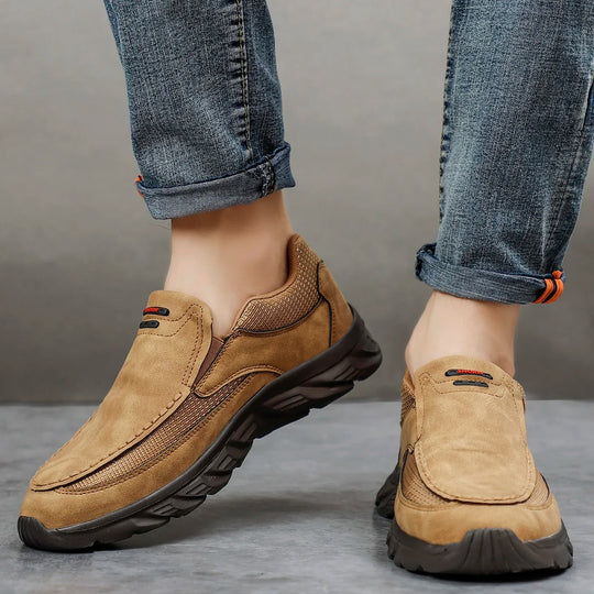 Herre lædersko sneakers