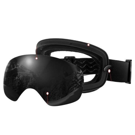 Dobbeltlags anti-dug skibriller
