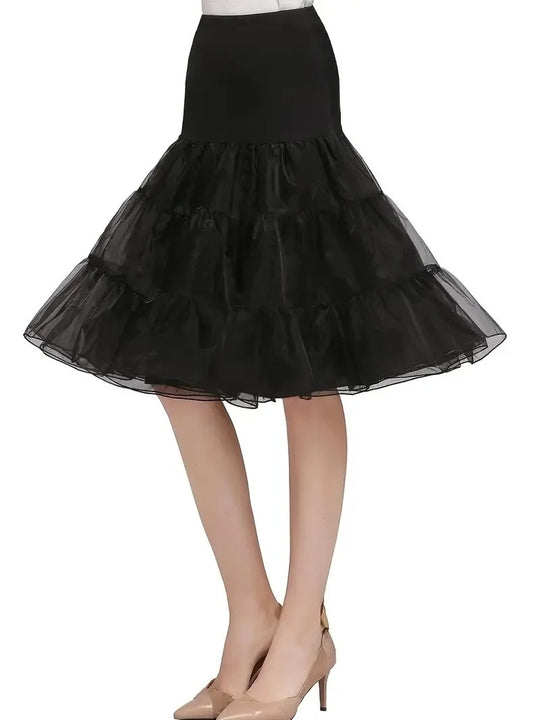 Vintage Tule Underkjole Rok