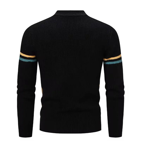 Varm strikket sweater til mænd