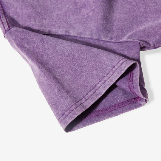 Ensfarvet Slim Washed T-shirt til kvinder