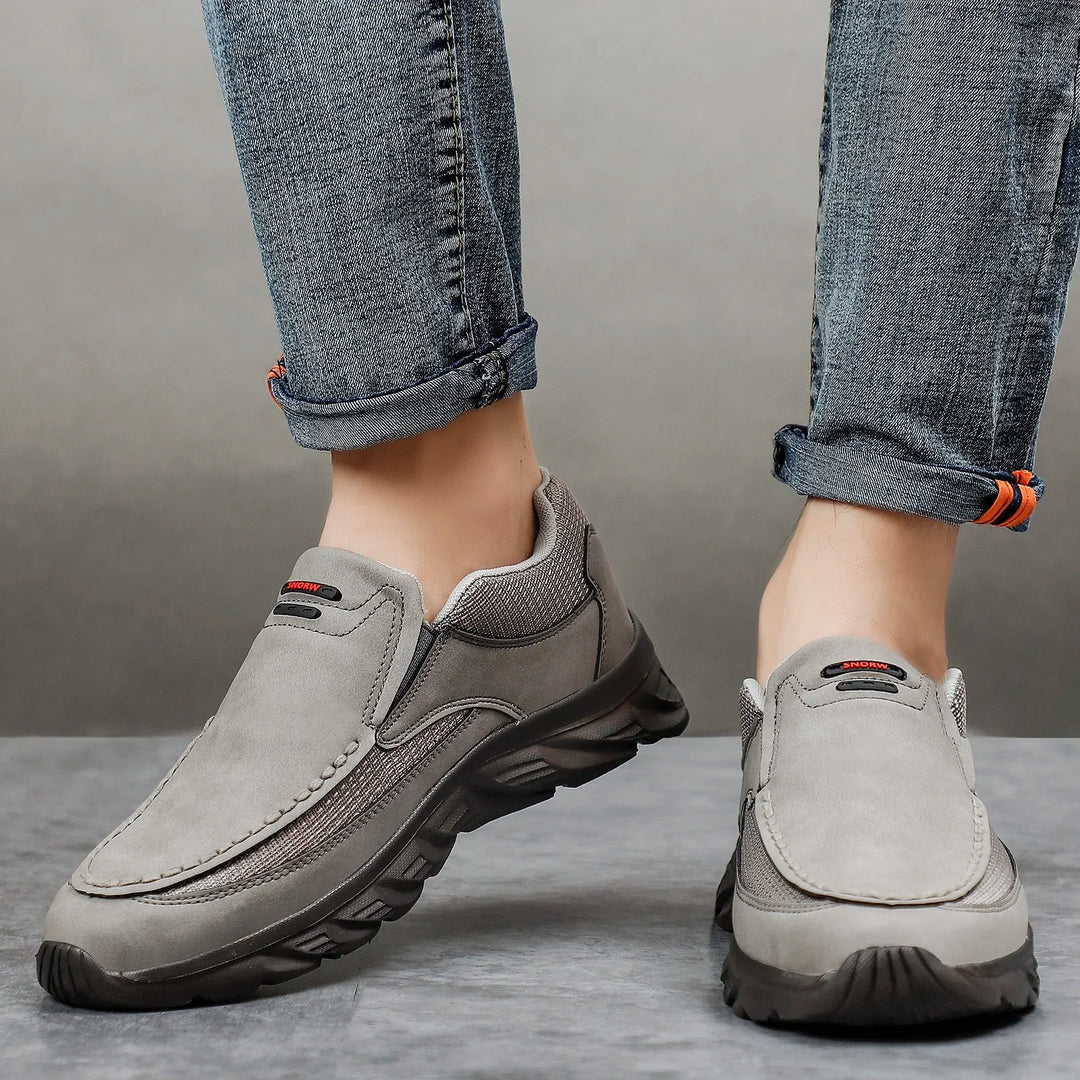 Herre lædersko sneakers