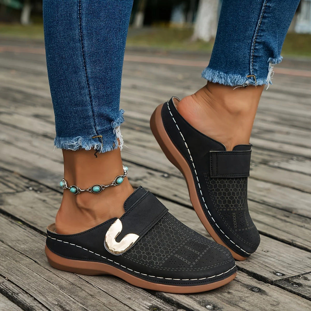 Slip-On Wedge Platform Sandaler til kvinder
