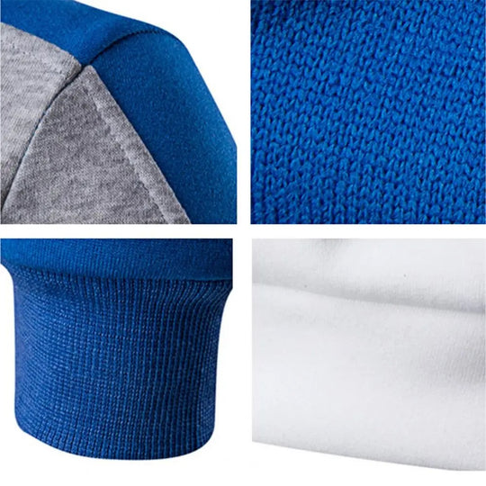 Afslappet sweatshirt med rund hals til mænd