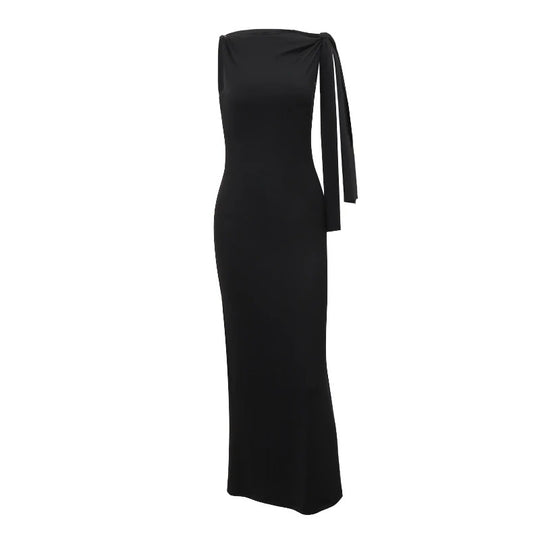 Kvinders ærmeløs slim fit aftenkjole