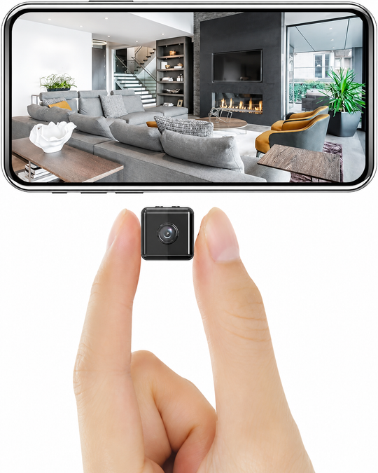Trådløst Mini WiFi Sikkerhedskamera 1080P med App-Kontrol og Nattesyn