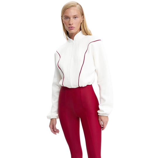 Langærmet jumpsuit med rullekrave til kvinder