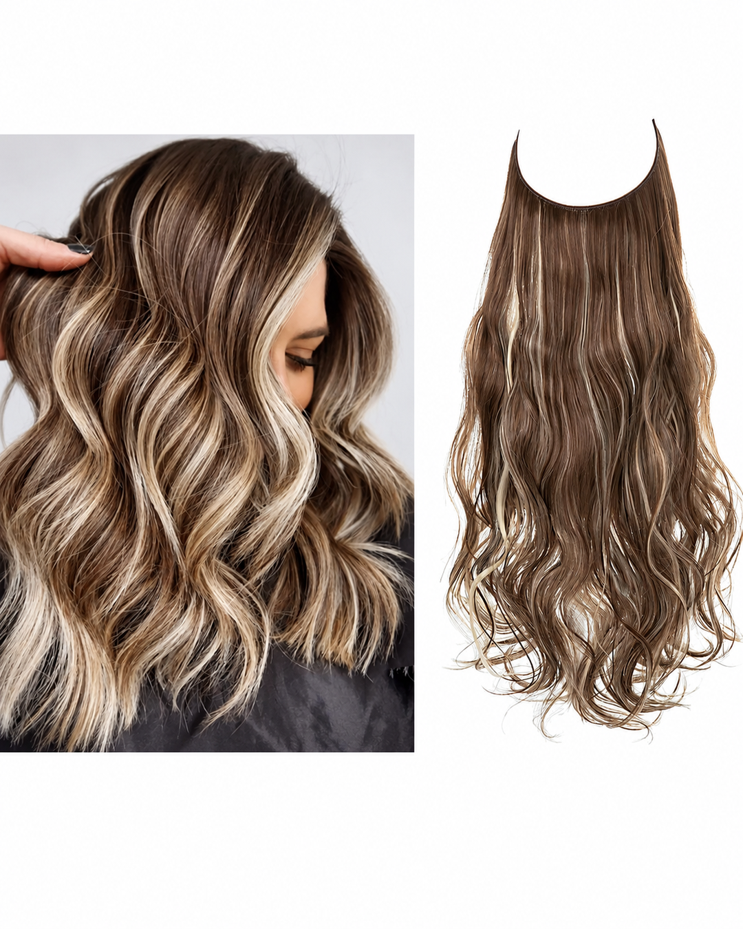 Usynlige Hårstrå til Kvinder - Naturligt Look