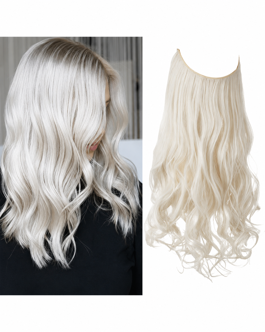 Usynlige Hårstrå til Kvinder - Naturligt Look