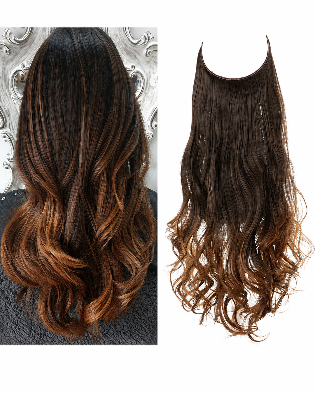 Usynlige Hårstrå til Kvinder - Naturligt Look