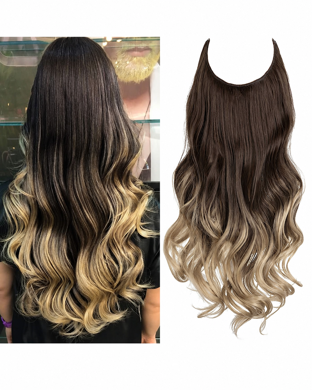 Usynlige Hårstrå til Kvinder - Naturligt Look