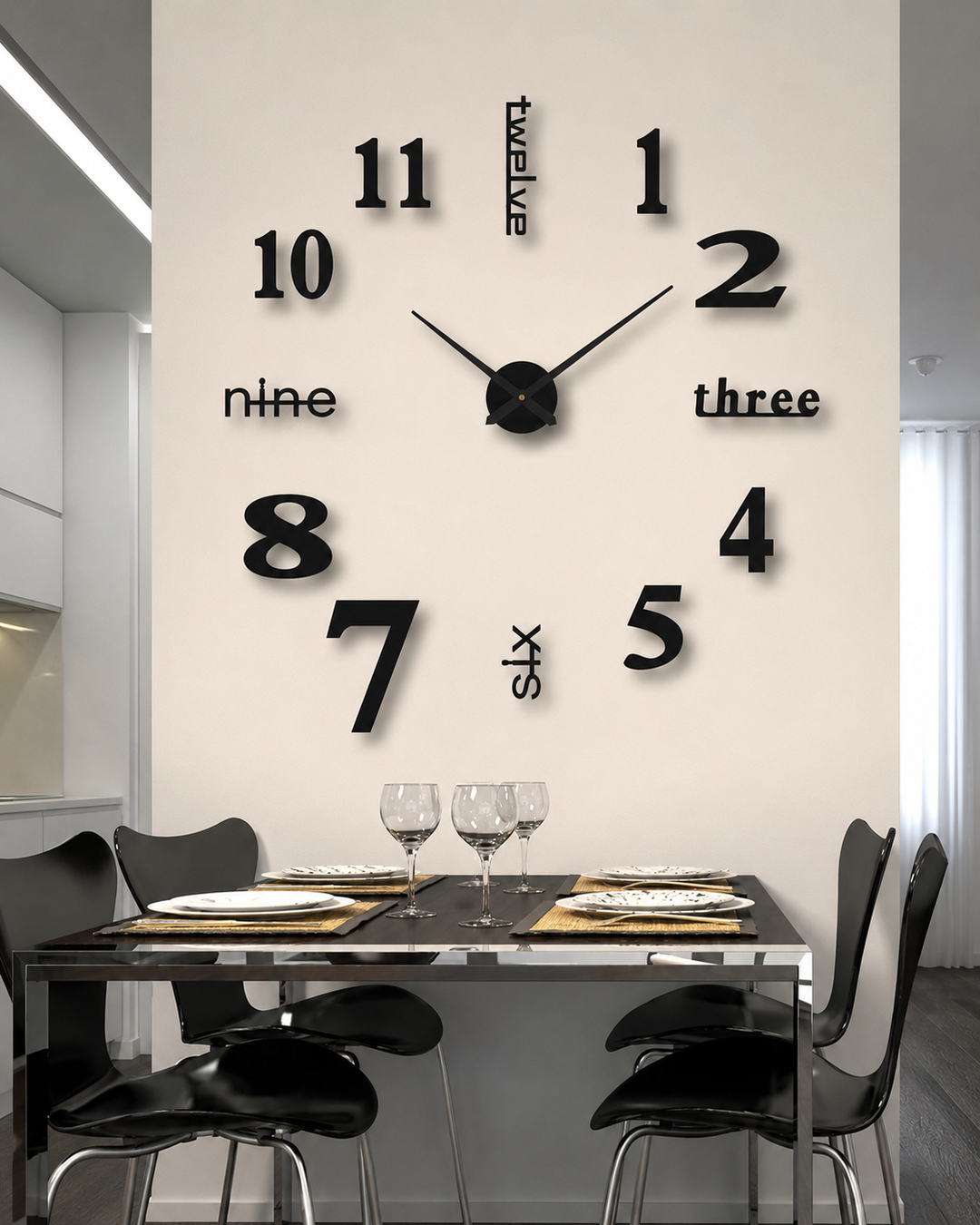 Vægur med Originalt Design