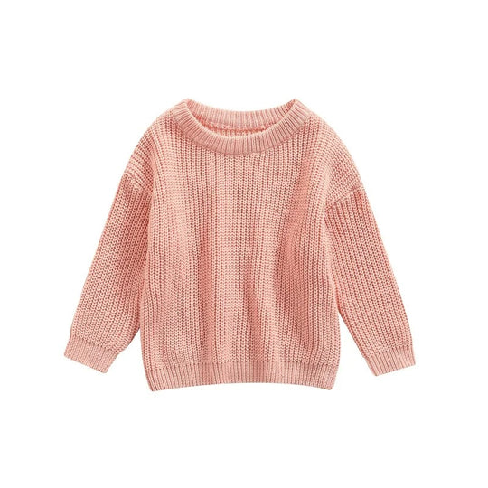 Casual strikket pullover til børn
