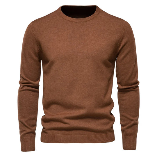 Tyk slim fit sweater til mænd