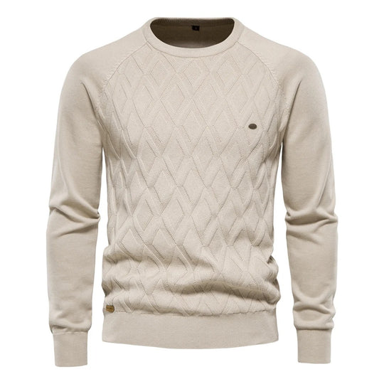 Casual strikket sweater til mænd