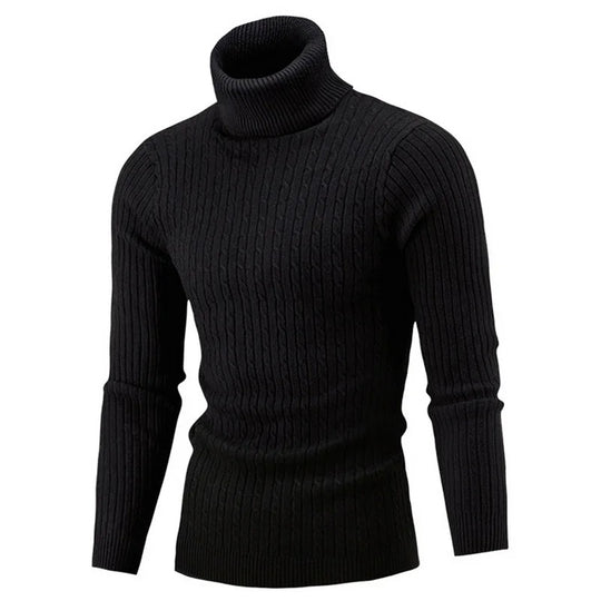 Smal rullekravesweater til mænd
