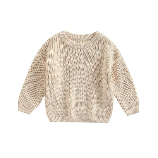 Casual strikket pullover til børn