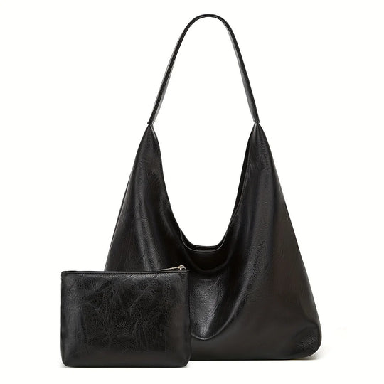 Kvinder Retro Large Tote Skuldertaske