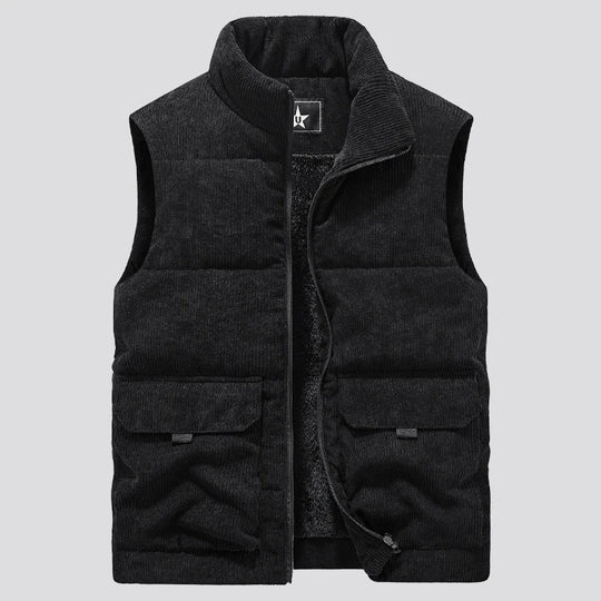 Varm vest i fleece til mænd