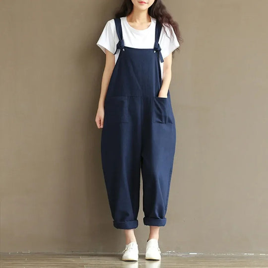 Løs Casual Harem Jumpsuit til Kvinder