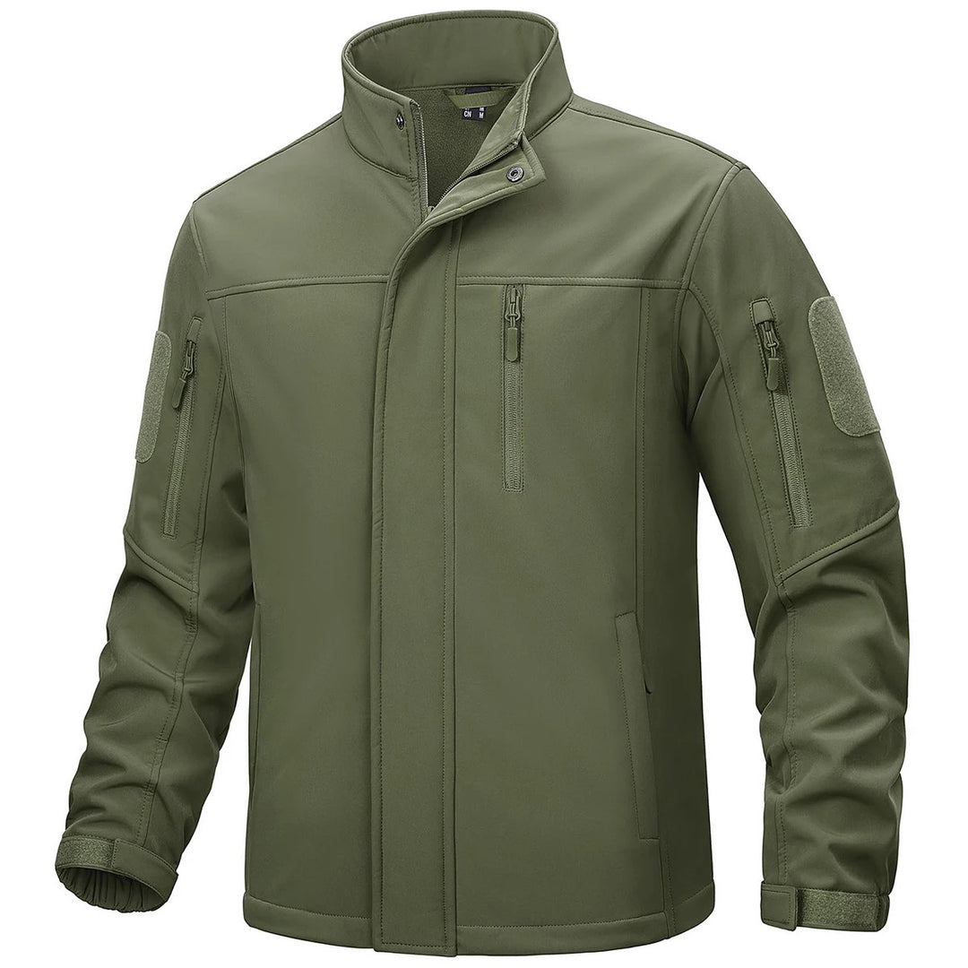 Soft Shell-jakke i fleece til mænd