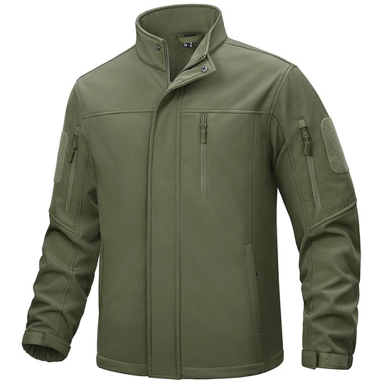 Soft Shell-jakke i fleece til mænd
