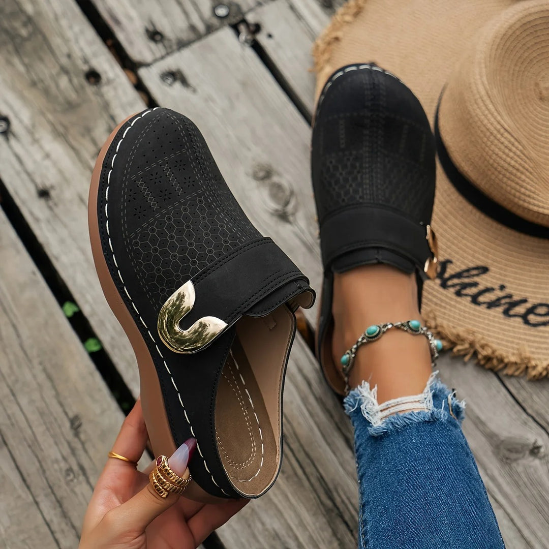 Slip-On Wedge Platform Sandaler til kvinder