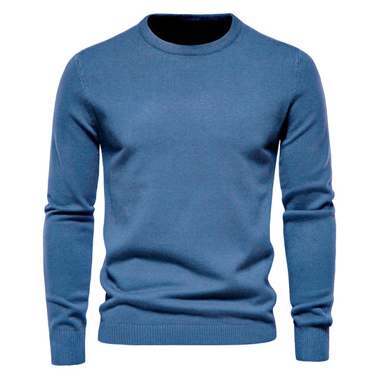 Tyk slim fit sweater til mænd