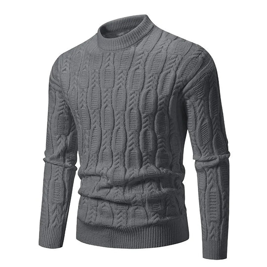 Blød strikket afslappet sweater til mænd