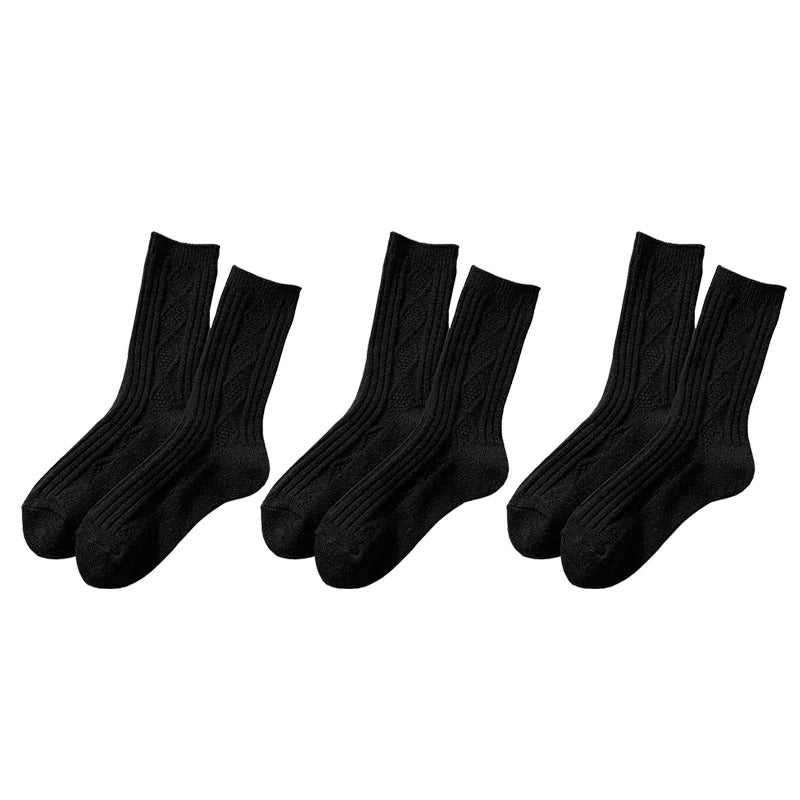 3 par/sæt Cashmere-uldsokker til kvinder
