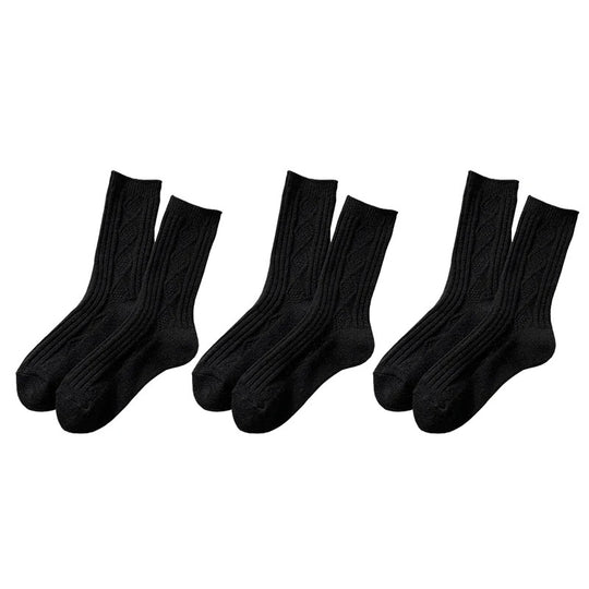 3 par/sæt Cashmere-uldsokker til kvinder