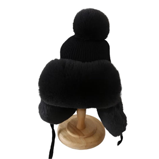 Winter Trapper Earflap Beanie Hat