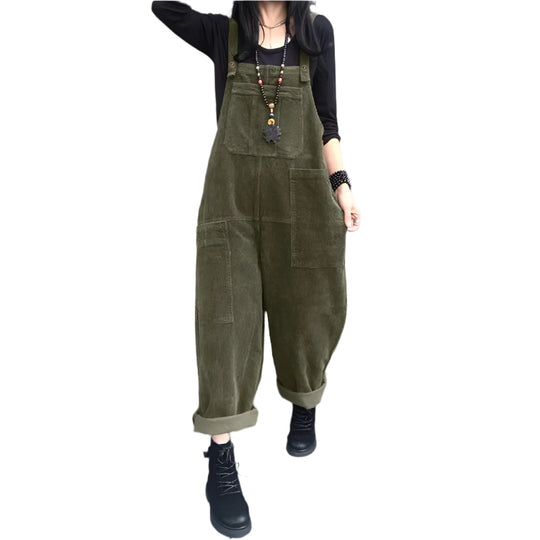 Jumpsuit i fløjlsbukser til kvinder