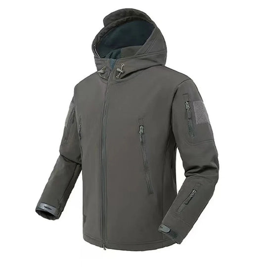 Vandtæt taktisk softshell-jakke til mænd