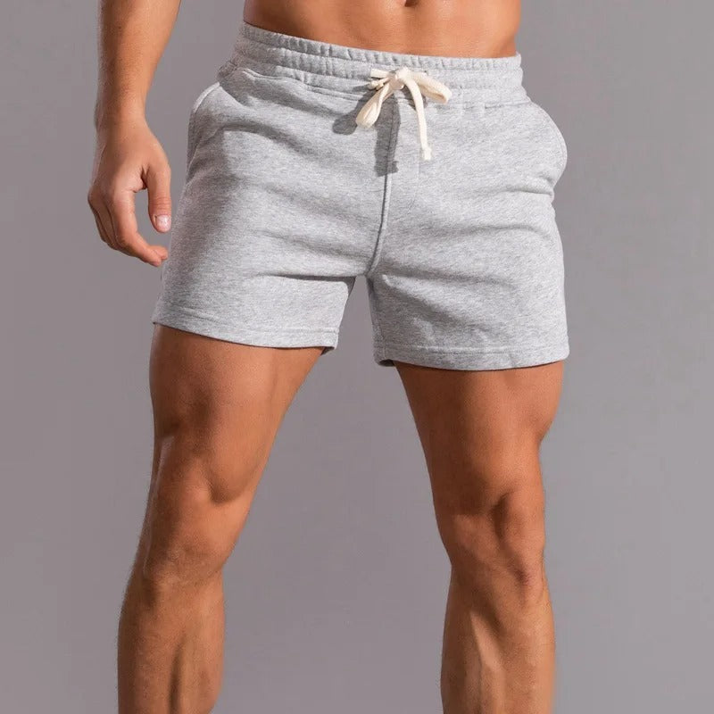 Herre sports shorts i bomuld