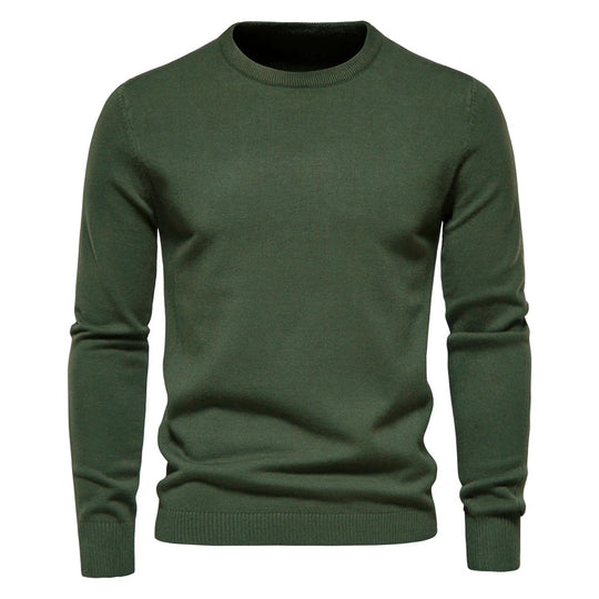 Tyk slim fit sweater til mænd