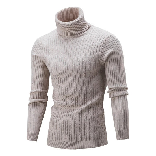 Smal rullekravesweater til mænd