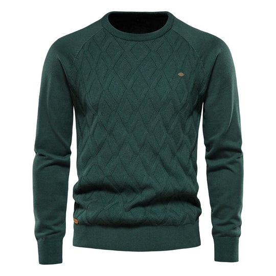 Casual strikket sweater til mænd