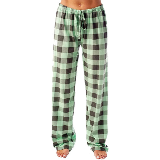 Kvinders plaidprintet pyjamas