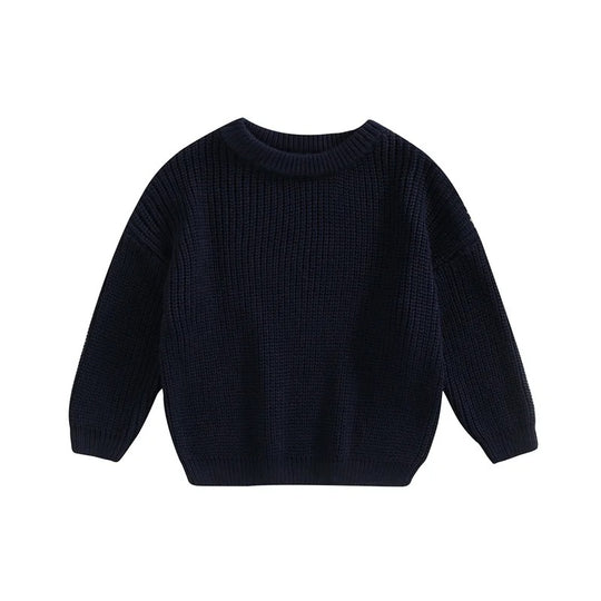 Casual strikket pullover til børn
